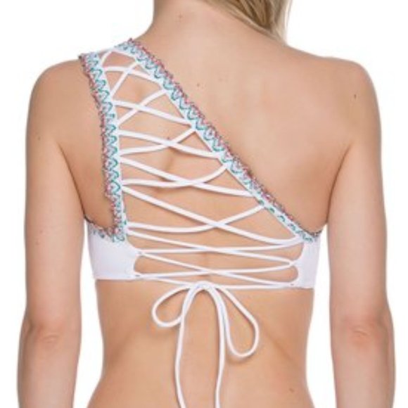 Becca White Mardi Gras Embroidered Two-Piece - Picture 14 of 14